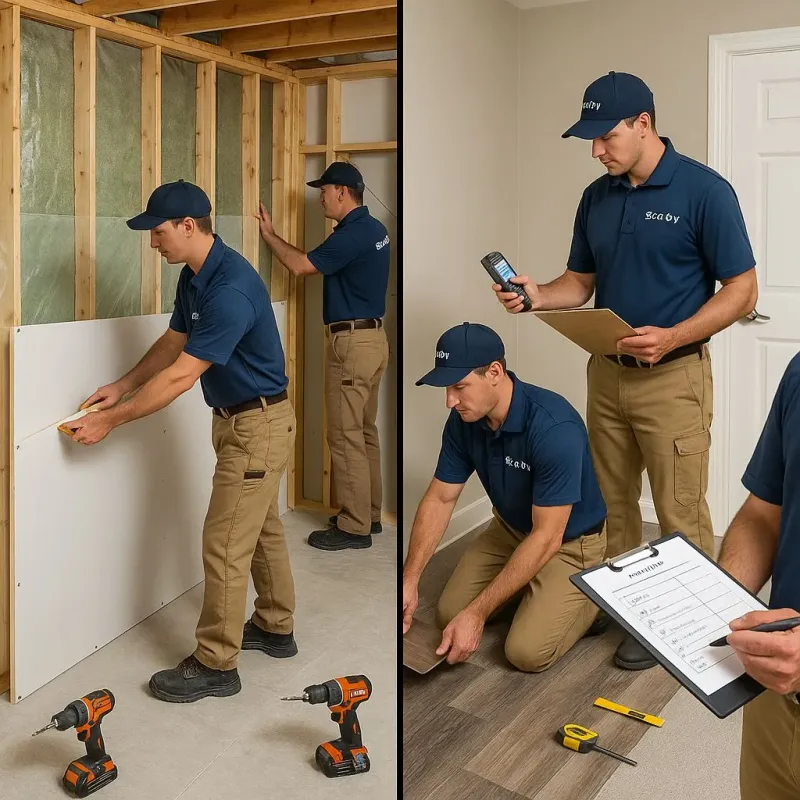 Repairs and Reconstruction process in Evansburg, PA