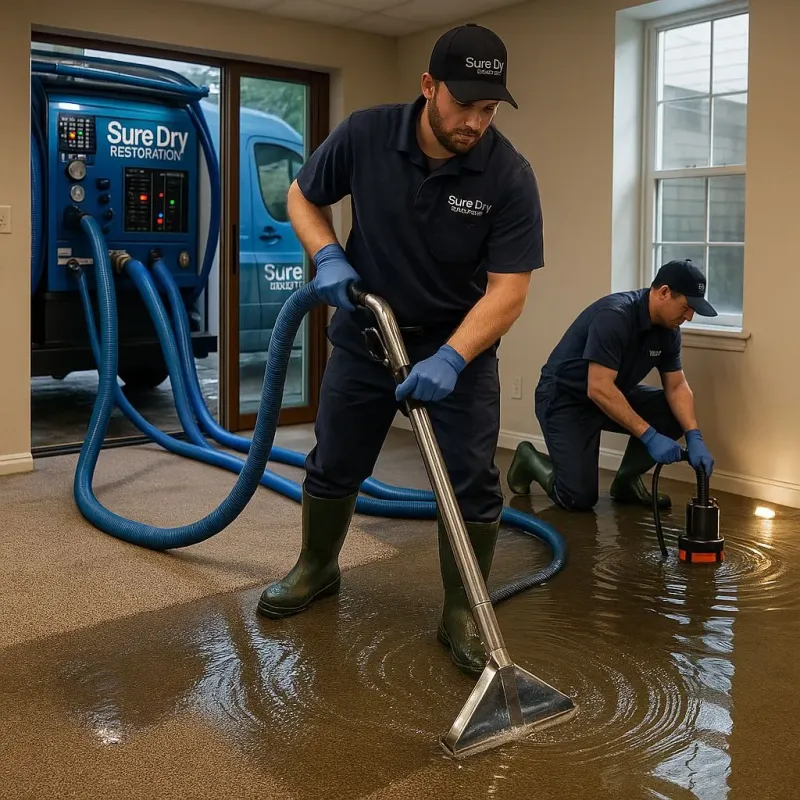 Water Extraction and Removal process in Evansburg, PA